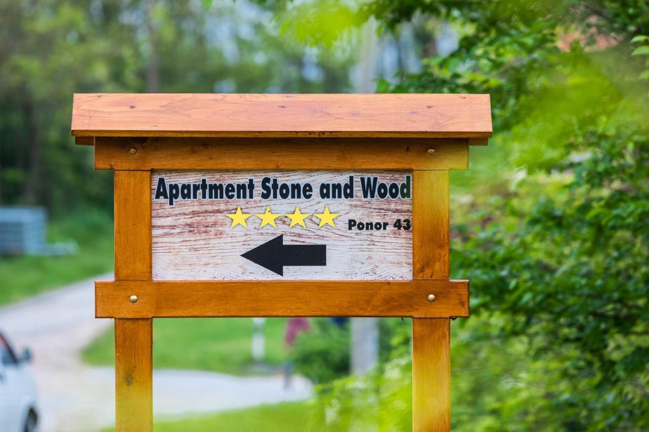 Apartment Stone And Wood Cetingrad 외부 사진